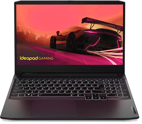 Lenovo IdeaPad Gaming 3 Notebook - Pantalla 15.6 FullHD 120Hz (Procesador AMD Ryzen 5 5600H, 512 GB SSD, RAM 8 GB, tarjeta gráfica RTX 3050 4 GB GDDR6, Windows 11 Home) - Shadow Black