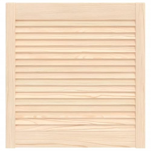 vidaXL Porte d'Armoire à Persiennes, Porte de Placard à Chaussures, Panneau de Radiateur, Décoration d'Intérieur, Bois de Pin Massif