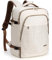 Lekesky Travel Backpack Cabin Size - 17-Inch Laptop Carry On Waterproof Rucksack with 6 Packing Cubes for Women & Men(Beige)