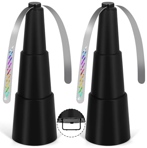 PQETBV Moustiques Repoussent Les Ventilateurs, 2 Pièces Ventilateur Anti Mouche Indolore pour Eloigner Les Mouches de la Table, Repellent Moustique Fan pour Maison Dîner, Pique-Nique et Barbecue