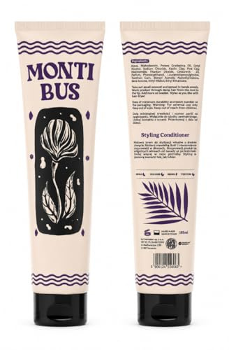 By Elementum Montibus Haarkrem crema styling multifunzionale per media tenuta, volume e cura con olio di avocado e argilla profumo di lampone 185 ml
