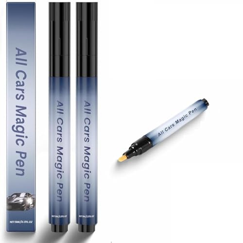 Ritocco Vernice Auto,Penna Ritocco Carrozzeria,Penna Antigraffio,Pen Riparazione Graffi Auto Moto,Pennas per Rimuovi Graffi Auto,All Cars Magic Pen,per Riparare Piccoli Graffi,2 Pezzi