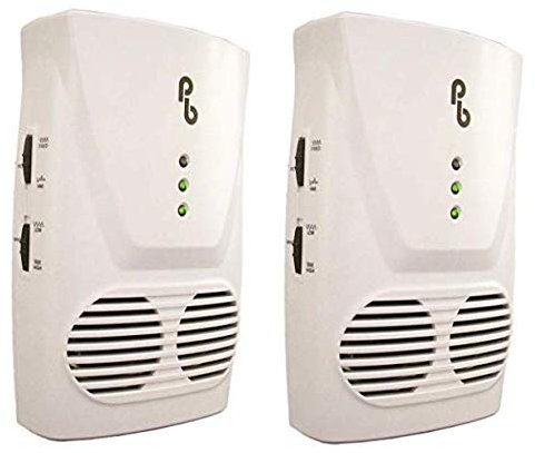Pestbye® Advanced Whole House Mouse Repellent - Ultrasonic Electromagnetic Mice and Rat Repeller - Set of 2, White