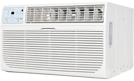 Keystone 10,000 BTU 115V Wall Mounted Air Conditioner & Dehumidifier with Remote Control - Quiet Wall AC Unit for Bedroom, Bathroom, Nursery, Small & Medium Sized Rooms up to 450 Sq.Ft.