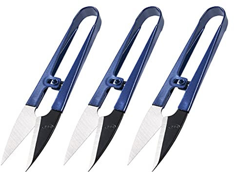 Beaditive Nähschere (12-teiliges Set) Hartstahl-Faden, Garn, Stickknipser, Handschere für Kunst, Handwerk und DIY-Projekte, Mehrzweckgebrauch