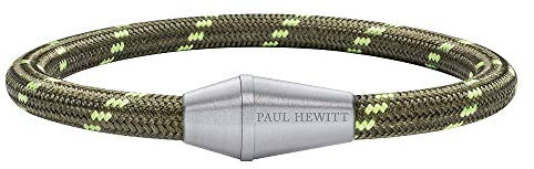 PAUL HEWITT Segeltau Armband Conic mit robustem Magnetverschluss in Bojenform aus gebürstetem Edelstahl in Silber