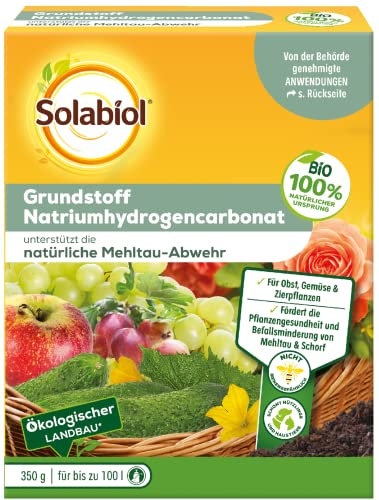 Solabiol Grundstoff Natriumhydrogencarbonat, natürliche Abwehr von Pilzkrankheiten an Pflanzen, 350 g Konzentrat