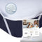 Komfortec Protector de colchón Impermeable de 90 x 200 cm, Protector de colchón Transpirable, sin crujidos, Protector de incontinencia, Color Blanco