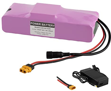 Batería de Bicicleta eléctrica 36V batería de Iones de Litio 7Ah 10Ah 12Ah 14Ah 18Ah 20Ah, con Cargador 42V 250W 300W 400W 500W 800W 1000W se Puede Utilizar en Scooter, etc.
