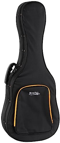 ROCKTILE KGSC-5122BK Funda Suave para Guitarra Clásica - Estuche Ligero y Práctico para Todas Las Guitarras De Concierto