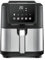 ROMMELSBACHER Heißluftfritteuse FRH 1500, XL-Backraum 5 Liter (ca. 18 x 26 cm) für 800 g Pommes, sehr leiser Betrieb 45 db(A), 5 Programme + 4 Temperaturstufen, platzsparende rechteckige Bauform