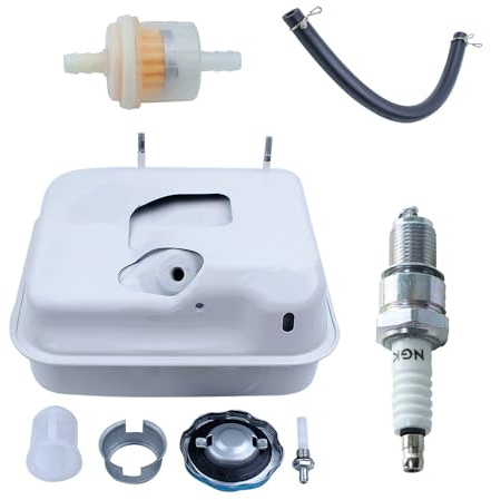 Adefol Serbatoio Benzina per Honda GX140/GX160/GX200 5.5Hp/6.5Hp, Plastica, Nuovo, Compatibile con Attrezzatura per Motori Esterni, Serbatoio per Motore
