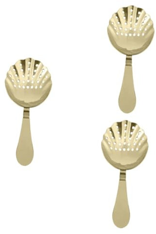 TOPBATHY 3 Pièces Filtre Barman passoire Vintage Martini Pilon shakers à Cocktails Shaker à Cocktail passoire à Glace Professionnelle passoire Professionnelle mixologues Acier Inoxydable