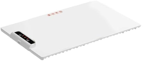 Correa Bandeja Calefactora Eléctrica con Temperatura Ajustable, Mantel Individual Plegable de Silicona, Calentamiento Rápido para Enchufe Familiar de la UE