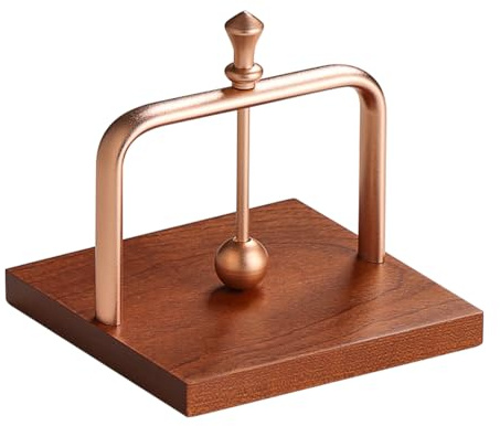 Portatovaglioli, Porta Tovaglioli in Lega di Alluminio con Base in Legno, Portatovagliolo Dispenser per Cucina, Tavolo da Pranzo, Arredamento per Casa