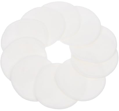 VICASKY Lot de 10 tampons de démaquillage réutilisables en coton pour le visage - Tampons en coton réutilisables