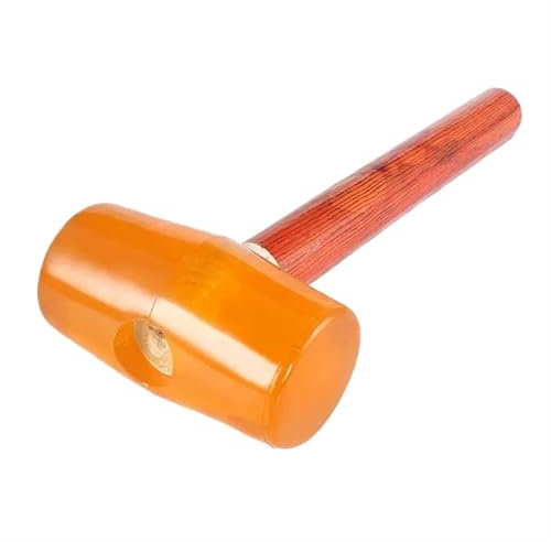 Soft Face Mallet，Rubber Mallet， Multi Functional Rubber Hammer Professional Woodworking Floor Tile Installation Hammer Fiberglass Manual Tool(1500)