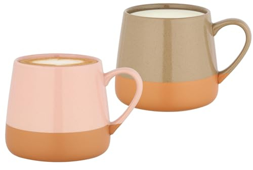 BEZORR Set di 2 tazze da caffè in ceramica personalizzate per caffè (400 ml), cappuccino, latte macchiato, tè, espresso, regalo per amici e familiari, fidanzata, moglie, compleanno