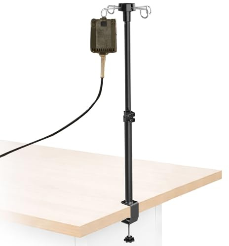 VYES Adjustable Rotary Tool Hanger Stand with Table Clamp, Compatible with Foredom, Dremel, Grobet Tools