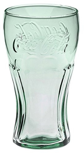 Classic Coca-Cola Glass in Georgia Green 17.2oz/510ml Coke Glass by Libbey