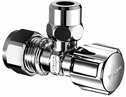 Schell - Comfort Chrom Winkelregelventil mit Kiwa Kompression Einstellung 1/2 x 15 mm