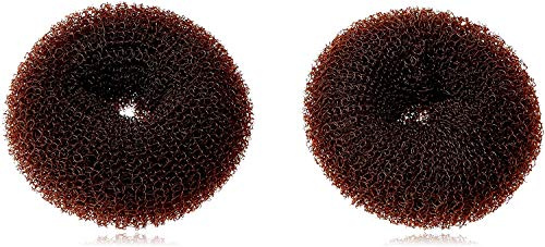 CareforYou® Haar-Dutt für Kinder, für Mädchen, Ballett, Donut-Form, Haarknoten, ringförmig, formender Schwamm, 2 Stück, klein und mittelgroß