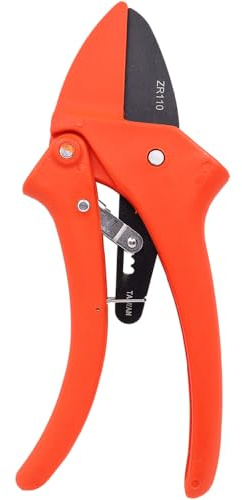 Zenport ZR110 Fiberglass Ratchet Pruner, 8.5-Inch , Orange
