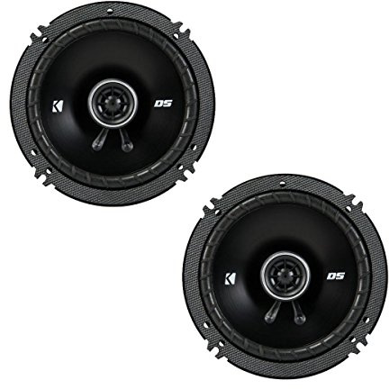 KICKER DSC650 6.5-Inch (160-165mm) Coaxial Speakers, 4-Ohm (Pair)