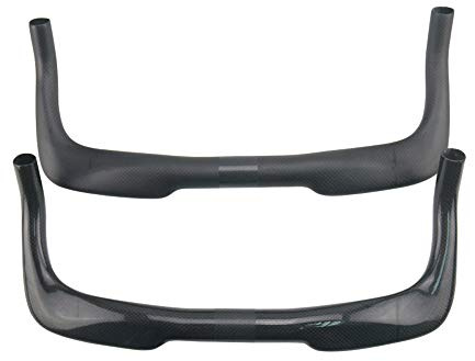 Alfa Pasca Carbon Aero TT - Manillar para bicicleta de triatlón (3 K, acabado brillante)