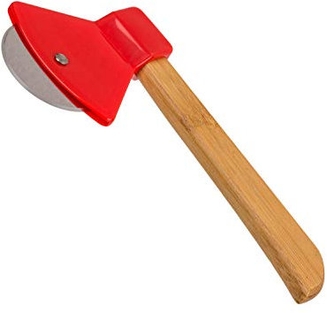 Out of the blue Pizzacutter 71/3237 Axt, ca. 18 cm, aus Bambus und Edelstahl