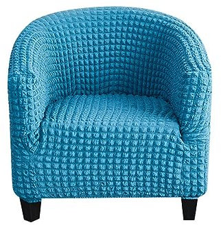 UEMIS 1/2 Stück Elastischer Jacquard Tub Stuhlhussen Club Chair Schonbezug Elastisch Stretch Sofahusse Husse Wanne Stuhlhussen Für Clubsessel Loungesessel Cocktailsessel Schonbezüge 2PCS G