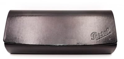 Persol Schwarzes Sonnenbrillenetui + Set mit eSHADES Luxus-Brillen-Set, Schwarz, Einheitsgröße