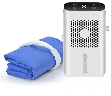 ANGDI Colchón refrigerado por Agua, refrigeración de Cama, Enfriador de colchón con Pantalla LCD, Enfriador de Cama portátil con Bomba de Agua silenciosa (63 x 27,6 Pulgadas)