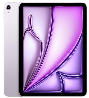 Apple iPad Air 11 (M2): display Liquid Retina, 256GB, fotocamera frontale orizzontale da 12MP, fotocamera posteriore da 12MP, Wi Fi 6E, Touch ID, autonomia di un giorno intero — Viola
