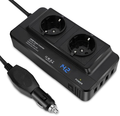 200w Inverter 12v 220v Convertitore di Alimentazione per Auto con 4 Porte USB e Doppie Prese CAil campeggio lavoro più convenienti