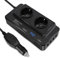 Inversor 12v 220v Onda Pura 200W, Inversor de Corriente para Automóvil, Adaptador de CC de 12 V a CA con 4 Puertos USB y Salidas de CA Duales, Convertidor con Protección para Barco, Caravana, Camping