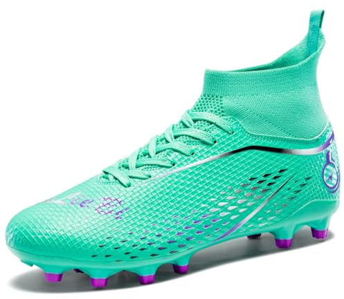 Zapatillas de fútbol para Hombre High Top Spikes Youth Outdoor Training Football Shoes Professional Athletic Sports Shoes Turf Trainers