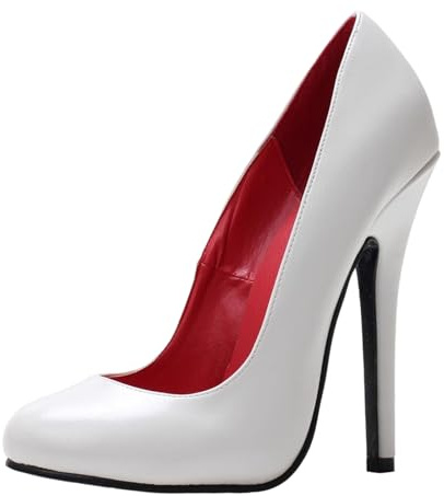 14cm High Heels für Damen & Herren | Große Schwarze Tanzschuhe für Pole Dance, Striptease und Nachtclubs, Crossdressing-Auftritte