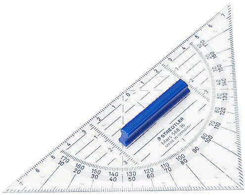 STAEDTLER 568 36 Geodreieck 16cm (mit abnehmbarem Griff)
