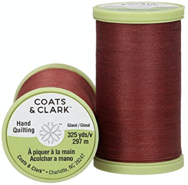 Coats: Thread & Zippers Dual Duty Plus Hand Quilting Thread, 325-Yard, Rum Raisin