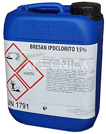 Ipoclorito Di Sodio 14/15% Kg 25