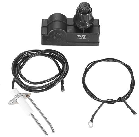 Gohantee Kit de encendido de batería AAA, kit de encendido por chispa, encendedor de cocina, encendedor de pasador, estufa de chimenea, calentador de gas propano, parrilla de barbacoa de gas