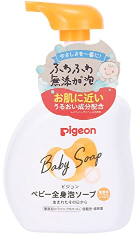Pigeon Baby Whole Body Foam Soap 500 ml – Moist