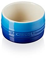 Le Creuset Stoneware Ramekin with Straight wall, Stackable, 200 ml, Azure, 70403202200099