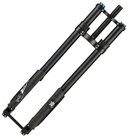 HIMALO Downhill-Mountainbike-Federgabel 26 27,5 29 DH MTB Umgekehrte Luftgabel Federweg 160 Mm Einstellbarer Rückprall Gerade Vorderradgabel Doppelschulter Manueller Lockout