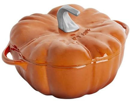 Staub Kürbis Cocotte Gusseisen Zimt 24cm