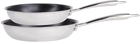 Bergner MasterPRO Set mit 2 Pfannen (20 cm - 24 cm) TRYPLY PURE MP