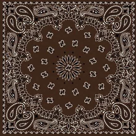Hav-A-Hank Original aus USA Bandana (Braun)