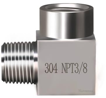 Napredak 3/8 90 Degree Elbow, Male x Female Street Pipe Fitting