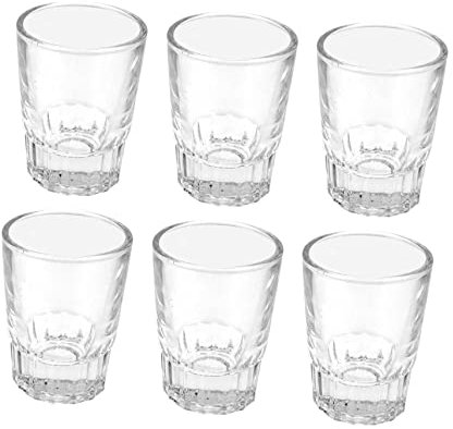 Garneck Confezione Da 6 Bicchieri Da Whisky in Temperato Eleganti Bicchieri Da Vino Da Tavolo Per Feste Casa O Bar